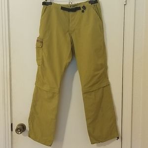 REI nylon UPF 30 zip off pants.